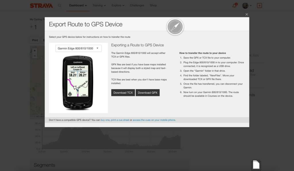 9 Steps To Creating Routes Using Strava - Download Route