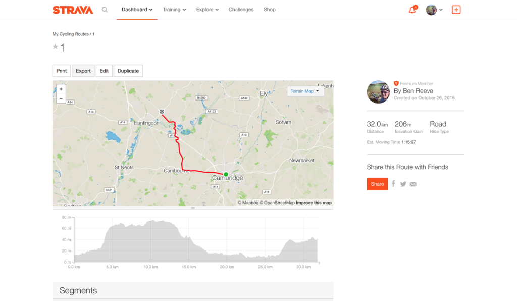 9 Steps To Creating Routes Using Strava - Reviewing Route