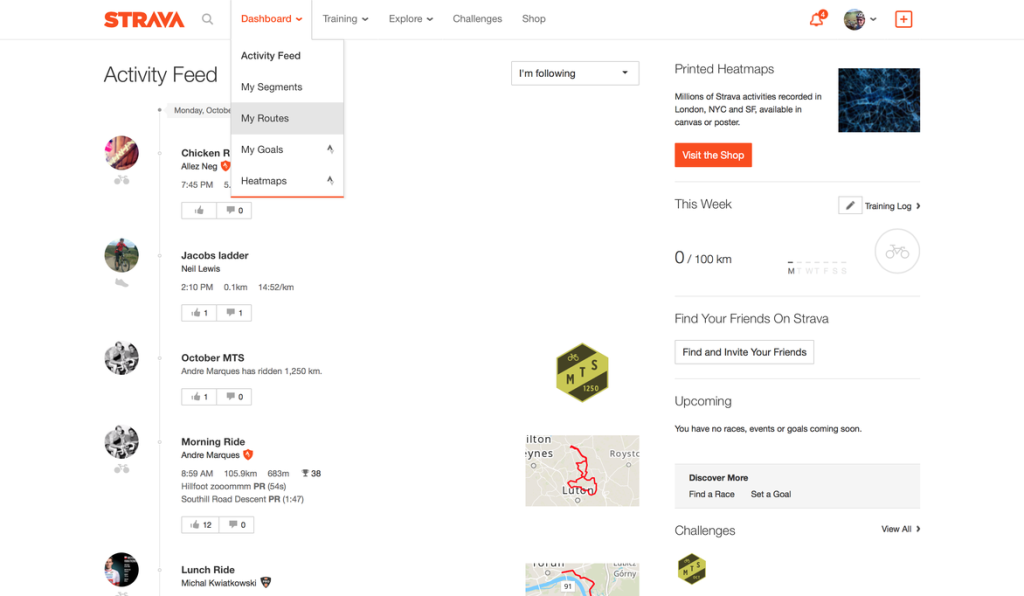 9 Steps To Creating Routes Using Strava - Create A New Route