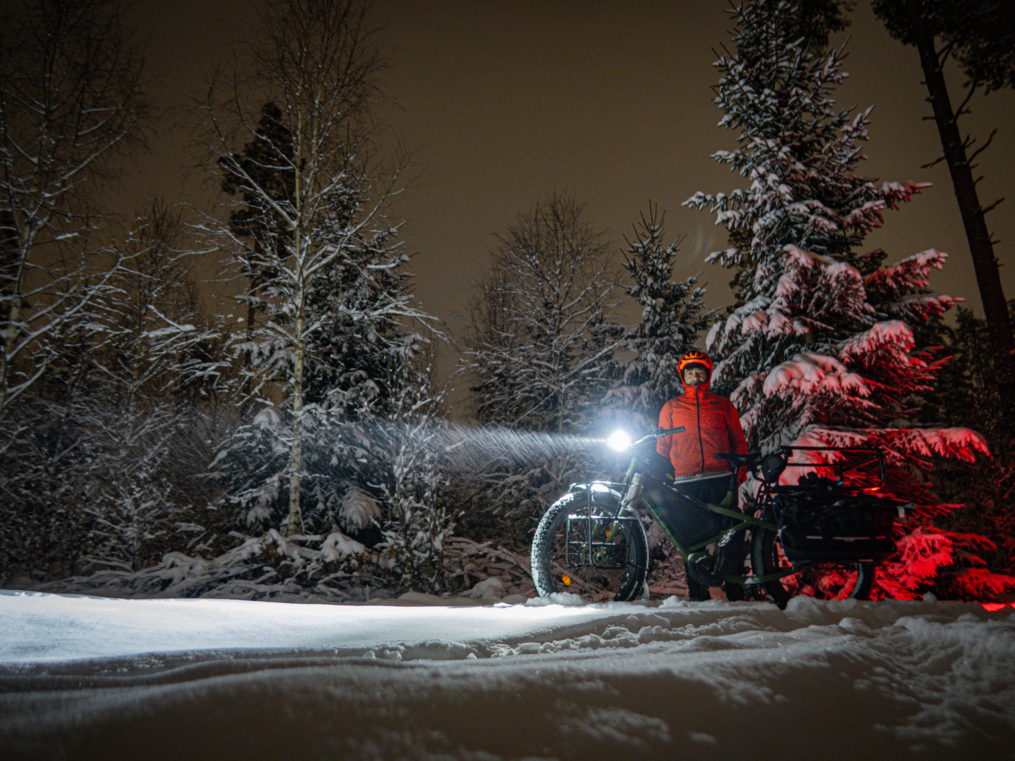 Markus Stitz in the snow